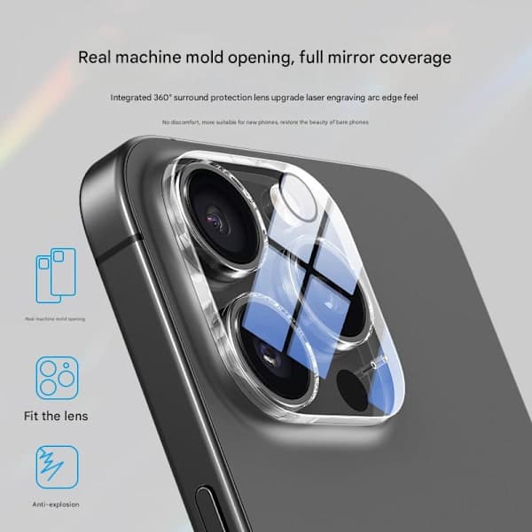 2 kpl - Karkaistu lasi iPhone-linssille - Tarrra takakameralle iPhone 14/14 Plus