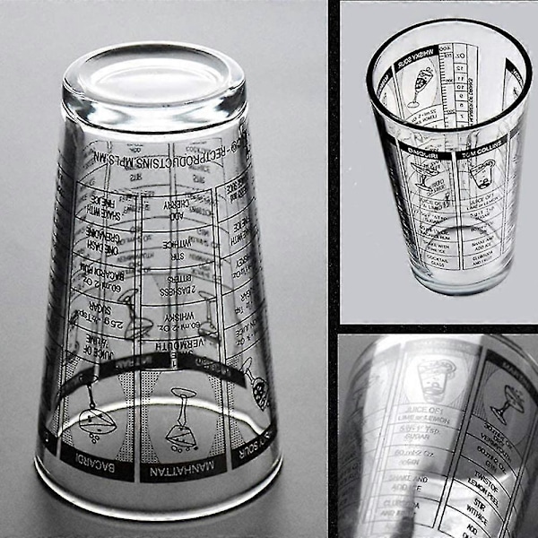Rustfri Stål 700ml Krus + 400ml Fødevaregodkendt Cocktail Shaker i Glas