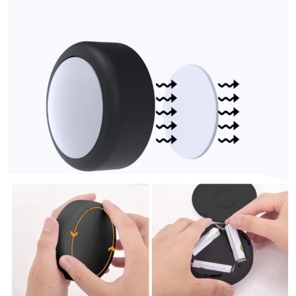 INF LED-spotlight med 13 farger, dimmer og fjernkontroll - 6-pakning