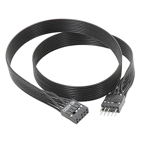 Flexibel 9-Pin HD Ljudkabel Konverter MB USB 9-pin Intern Hane Till Hona Kontakt Adapter 30CM
