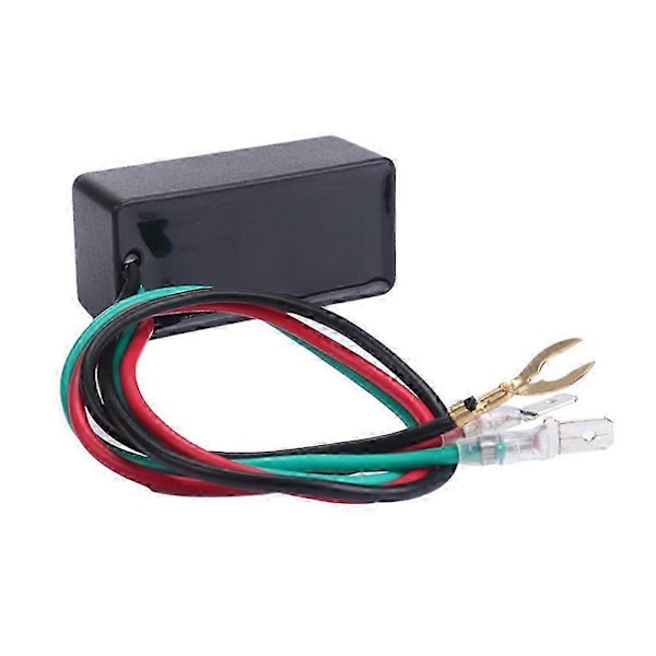 Høykvalitets motorsykkel LED blinklysrelé 3-Pin 12V Elektronisk motorsykkel ATV blinklys LED lys blinklysrelé 80 ganger/min 240W