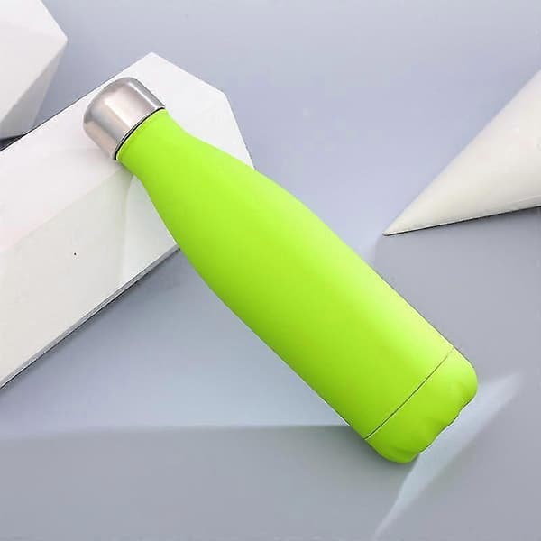 Termoflaske i rustfrit stål - 6-12 timer varm drik / 24 timer kold drik - Velegnet til børn 500 ml (Pink) 26,5*6,5 cm