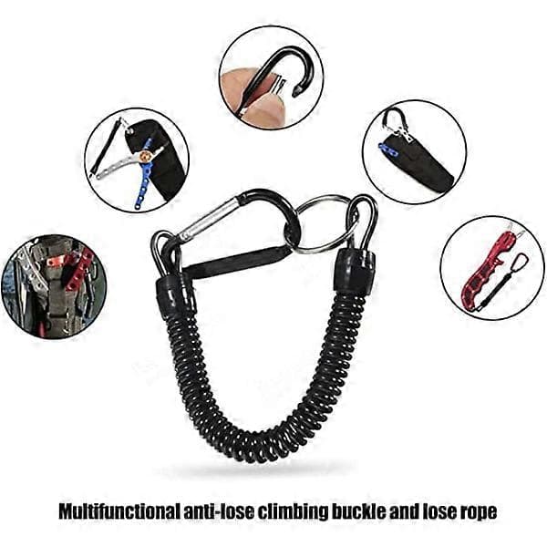 5 st Stretchig Spiral Nyckelring Bungee Nyckelring Spiral Nyckelring