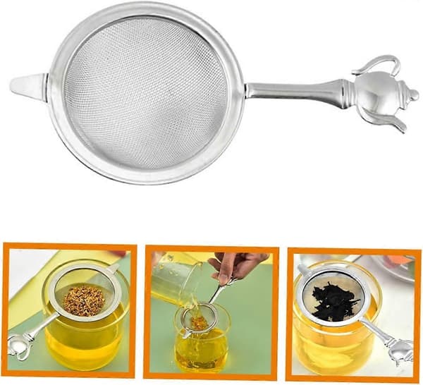 Te Si Mesh Si Te Steeper Matcha Si Metal Dørslag Løse Te Blade Rustfrit Stål Te Infuser Mini -Yx