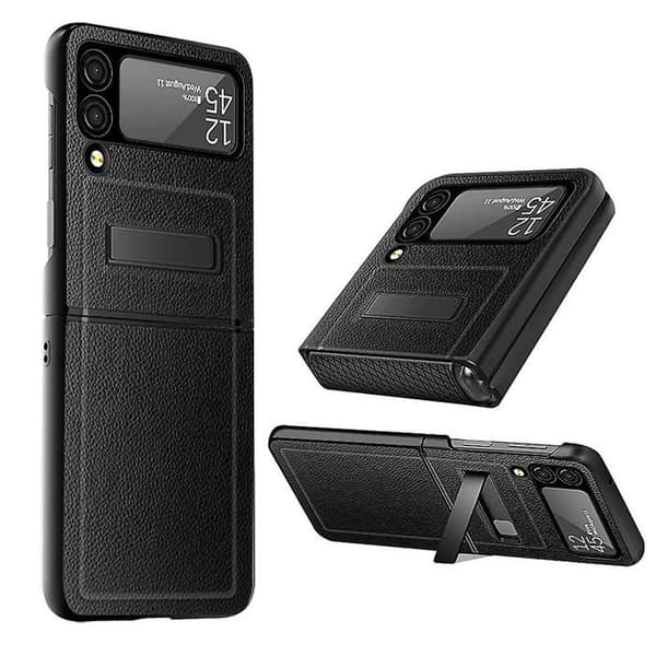 Ultratunt läderfodral kompatibelt med Samsung Galaxy Z Flip 3 5G