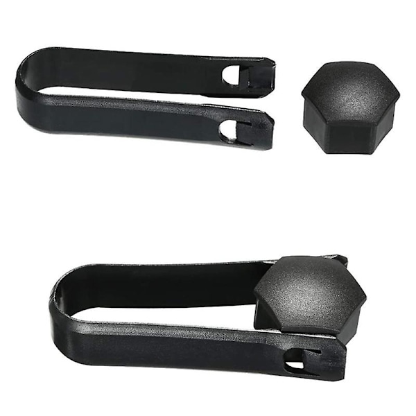 T98 20 st Hjulskruvlock för Tesla Model 3/X/S Bilmutterbultar Lock Däck Modifiering Dammtät Rostfri Co Black Style A
