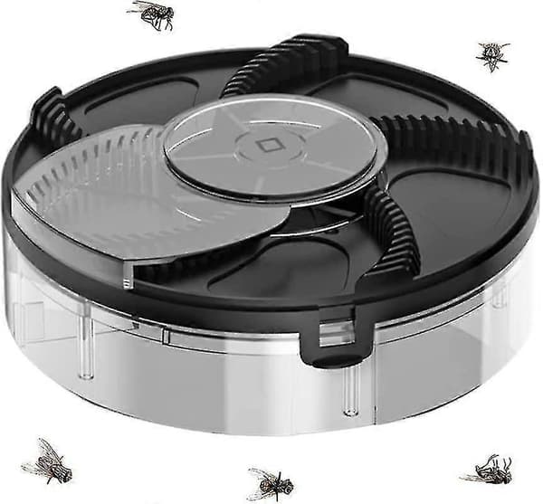 Elektrisk roterande flugfälla, automatisk flugfälla, 360 graders roterande myggdödare insektsmedel