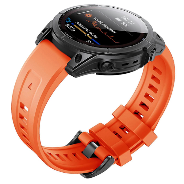 20 mm silikoninen kellon ranneke, vaihto ranneke, vedenpitävä, hienkestävä ranneke Garmin fenix 7S/6S/6S Pro/5S/5S plus -kelloon White