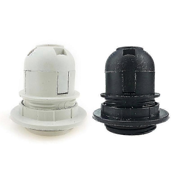 Skruv ES E27 M10 Glödlampa Lamphållare Hängande Sockel Lampskärm Krage
