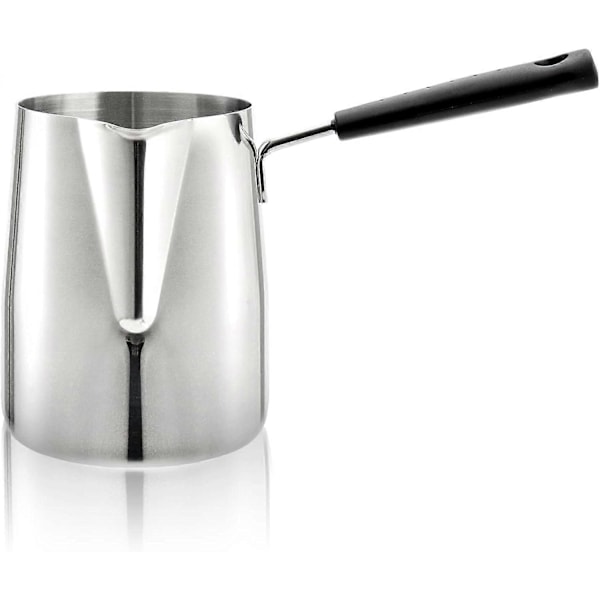 Mælk Smør Varmer Gryde, 1000ml Tyrkisk Kaffekande, Stor Koge Gryde med Hældetud, Cezve Ibrik Briki Græsk Arabisk Kaffemaskine