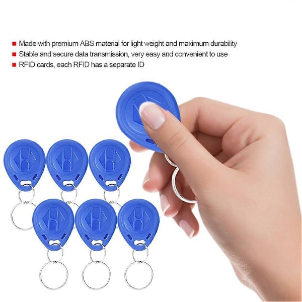 100 stk. 125Khz Vanntett Smart RFID ID-kort Adgangskort
