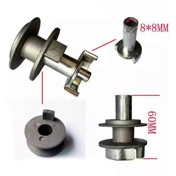 Terassivarjon lisätarvikkeet Ulkovarjon osat terassivarjolle Ulkokammen kahva Handle Pulley as described