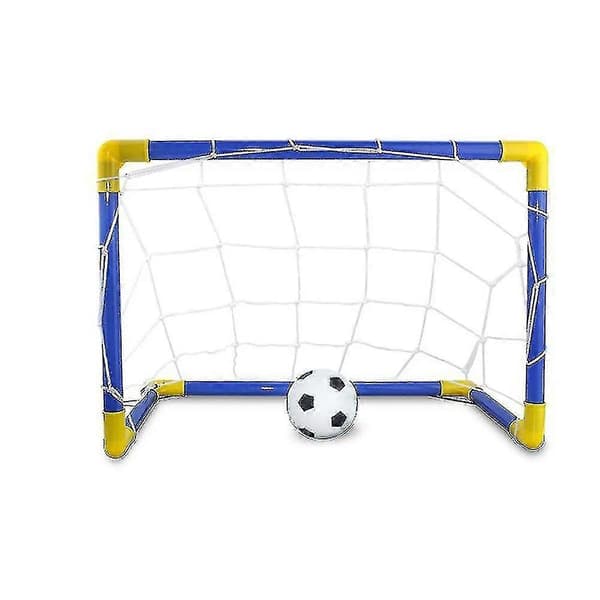 Sinknap Mini Oppustelig Fodboldmål Net Sæt Børn Indendørs Udendørs Spil Legetøj 60cm