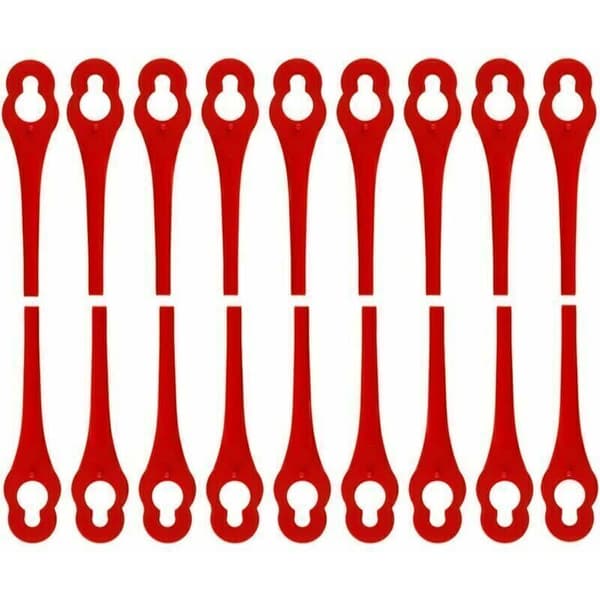 Pakke med 100 erstatningsblader til Florabest LIDL FRTA 20 A1, FAT 18B2, FAT 18B3 gressklippere