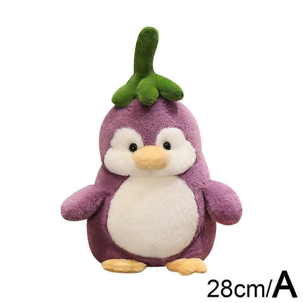 Uusi Söpö Pingviini Pehmolelu Vauvalle White M 28cm