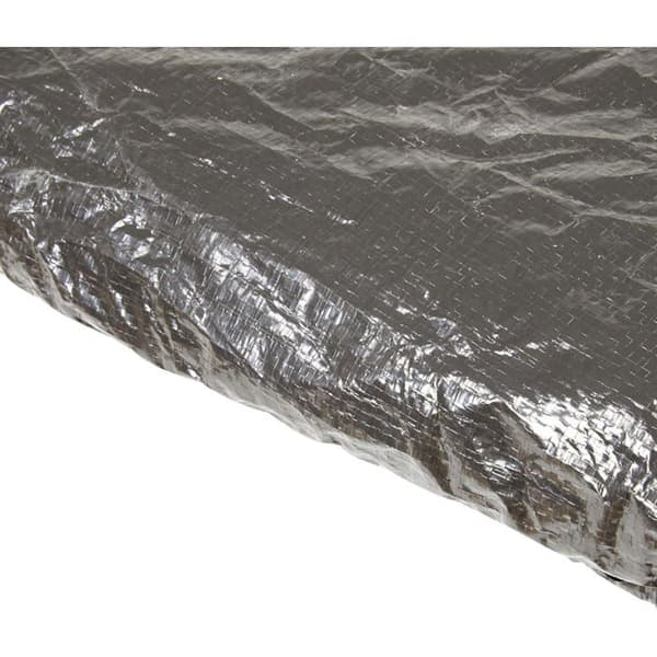 Skyddsöverdrag för studsmatta Ø 427 cm Regn- och vindskydd för trädgård, svart, unisex