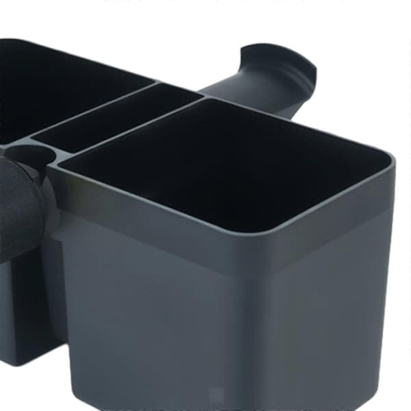 2-i-1 dobbel koppholder, drikke- og hodetelefonstativ med klips for under skrivebordet Black