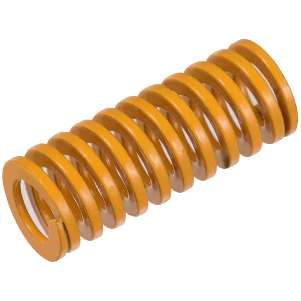 Jeffergarden Gule Formfjedre, Kompressionsfjeder til Opvarmet Seng, 10 mm Udvendig Diameter, 25 mm Længde