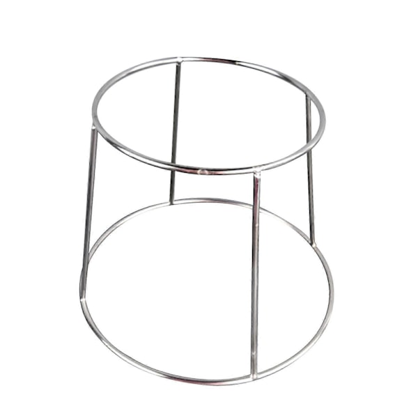 Kaksitasoinen merenelävätarjottimen teline ruoan tarjoilukoroke, kevyt metallinen pizzatarjottimen pidike välipaloille, mereneläville, snackbaarille 23cmx18cm other