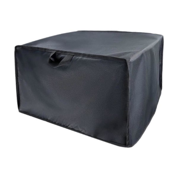 Dammskydd för skrivare Oxfordtyg Lätt att förvara Svart Skydd Praktisk Premium Vikbar Skrivartillbehör Vattenresistent 46cmx38cmx21cm