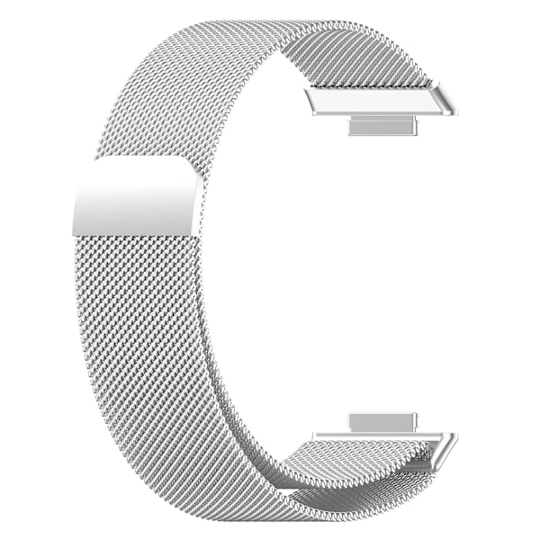 Til Huawei Watch Fit 2 rustfrit stål urrem Silver