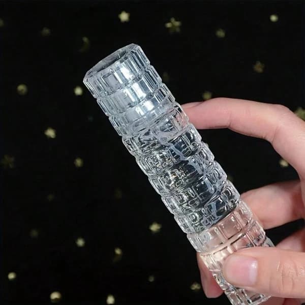 30 ml tom glasflaska kosmetisk behållare, transparent reseparfymdispenser.