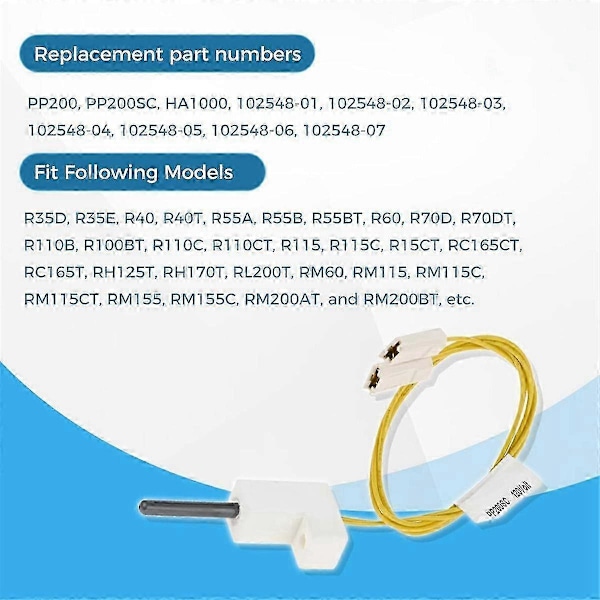 PP200 PP200SC HA1000 Gløderør til Reddy Heater, Master Heaters, Varmere, Erstatter PP200, PP200SC, HAP20211224334