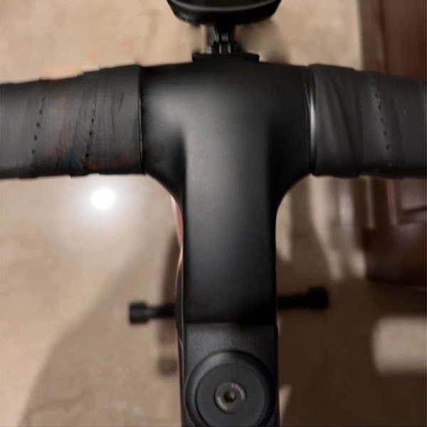 \"Højkvalitets ABS Trek Madone SLR7/9 Garmin Cykel GPS Mount - Sort, 95/105mm, 55g\" Long version-105mm