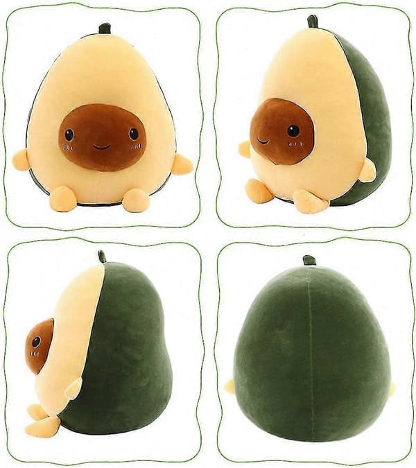 Söpö Avokado Pehmolelu Avokadolla Täytetyllä Tyynyllä 45CM