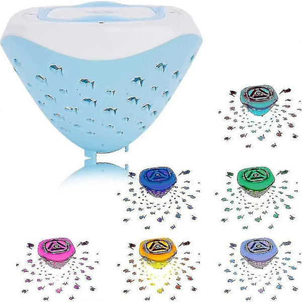 Lysende Badeleker, Led Badekar Discolys Undervanns Badelys For Barn Flytende Damlys Wat