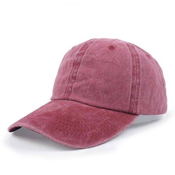 Baseballcaps for menn kvinner vasket vintage justerbar bomullsbaseballcaps for