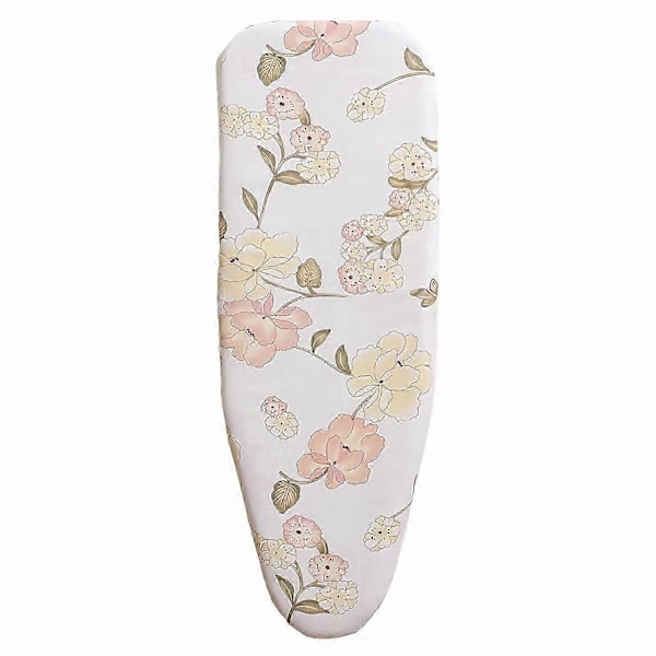 110*34cm Dragsko Strykbrädesöverdrag Bekväm Universal Bomullsöverdrag Fläckbeständig Tjockt Skyddande Brännduk Rich Peony