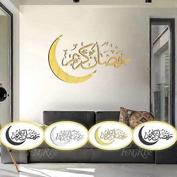 Eid Mubarak seinätarrat Eid Al-Fitr Blue