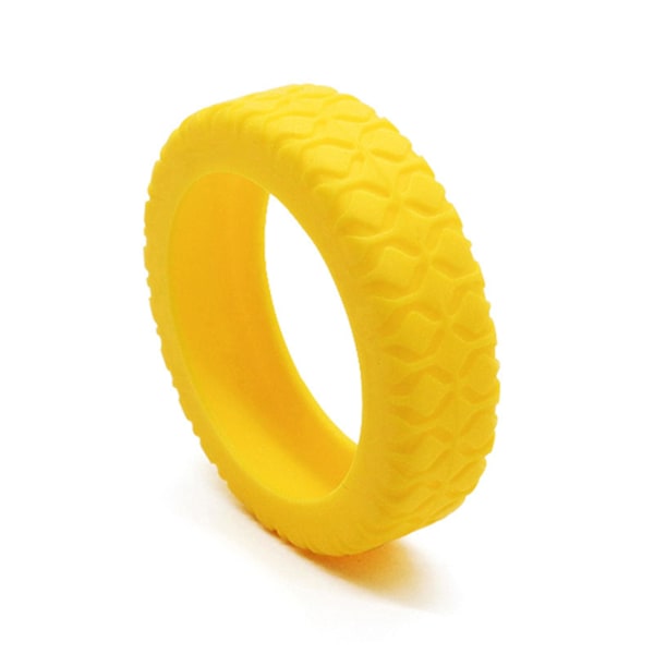 Resväskor Hjulskydd Silikon Tyst Skyddsskydd för Kabinväskor för De Flesta 8 Spinnerhjul yellow 1pcs