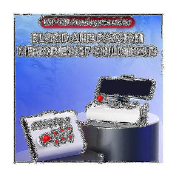 2.4g Trådlös Trådbunden Speljoystick Kontroller Arkadkonsol Rocker Speljoystick Switch -a