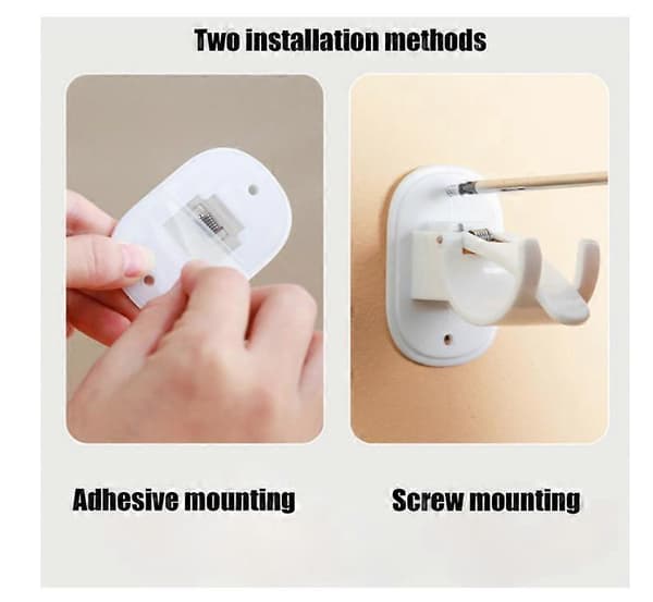 Easy Gadgetx Stænger, Easy Gadgetx Stænger til Vasketøj, Gardinstangsholder uden boring Large white