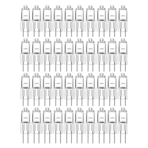 G4 Halogenlampor / Glödlampor - Varmvit - Halogen 20W (50-pack)