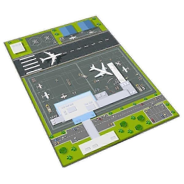 Flygplatsdesign Lekmattor för pojkrum, 120*180cm 100x150