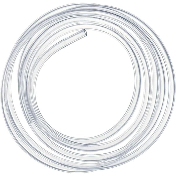 3 meter gennemsigtig trykslange, 10 x 12 mm fleksibelt PVC-rør