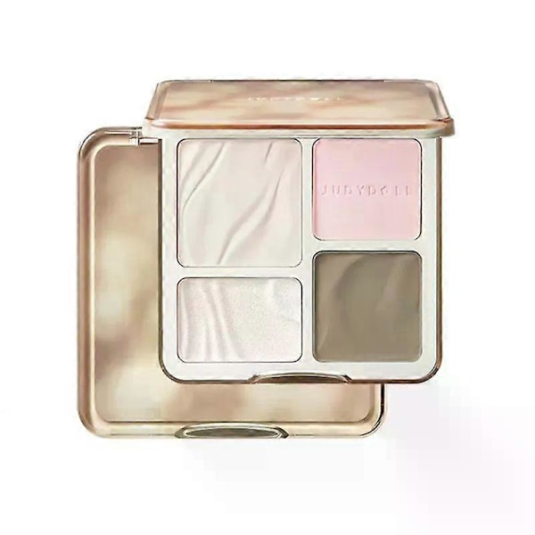 Huiyun Judydoll Kontur Makeup Bronzer Ansiktspalett Matt Highlighter Ljusare Ansiktspuder Rouge Illuminator Puder Skugga 1