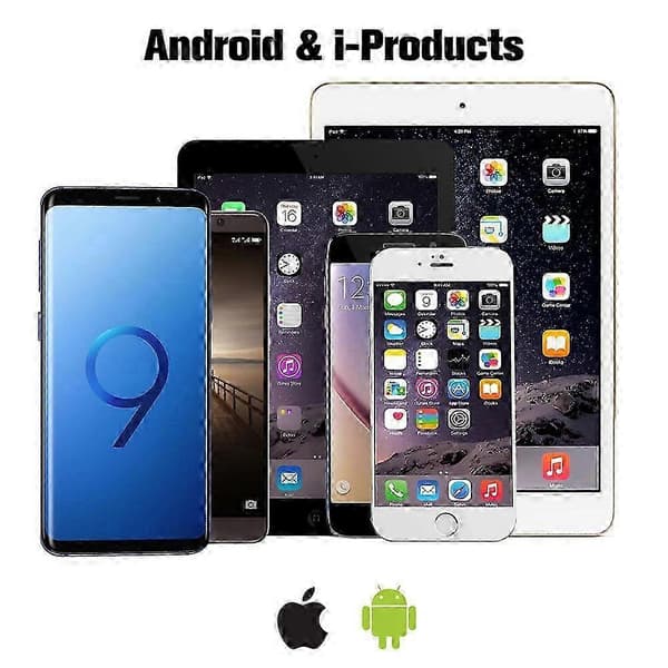 Aktiv Stylus Pen Kompatibel til iOS og Android Touchscreen Telefoner Genopladelig Stylus Pen til Apple Android Tablet Black
