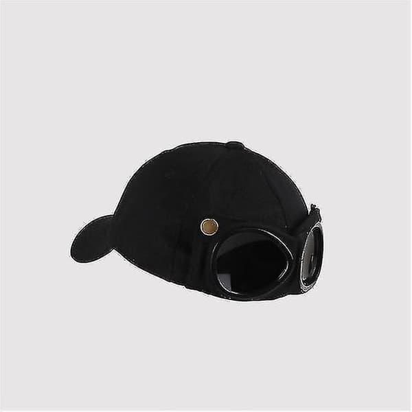 Aviator Hat, personlighedsbriller Baseball Cap Solbriller Cap Baseball Cap black