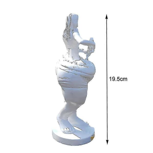 Slankende Gudinde Statue Harpiks Skulptur Boligindretning