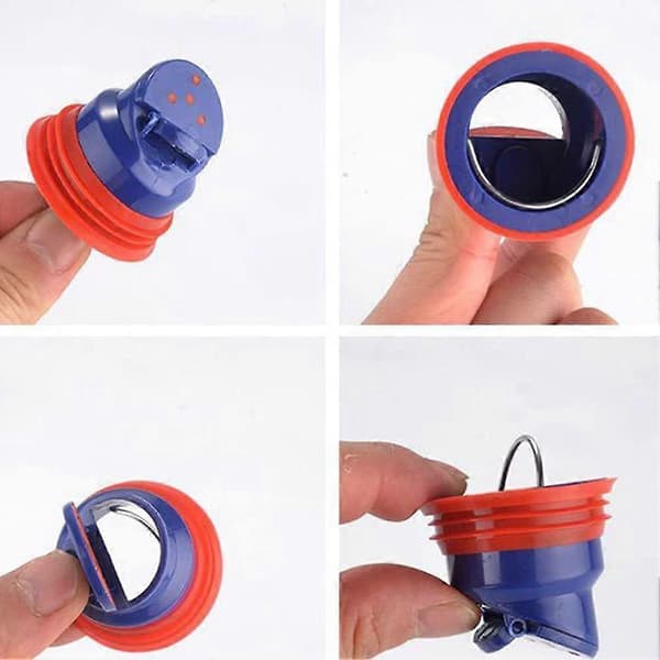 Blå avløpsventil for 35-52 mm avløp