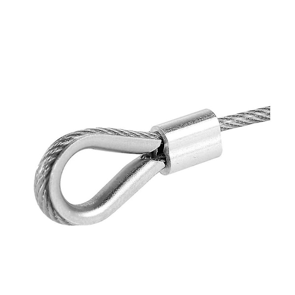 Kabelsett 15m/3mm Rustfritt Stål Wire Tau PVC Belagt For Klatreplanter Hage Wire Rekkverk