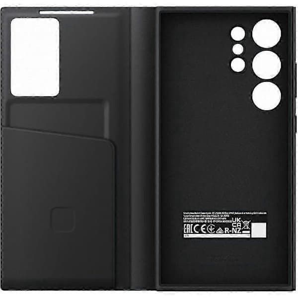 Galaxy S23 Ultra Smart View Wallet Case i sort