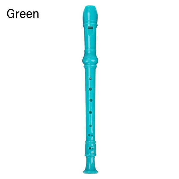 Lång flöjt sopranblockflöjt Green