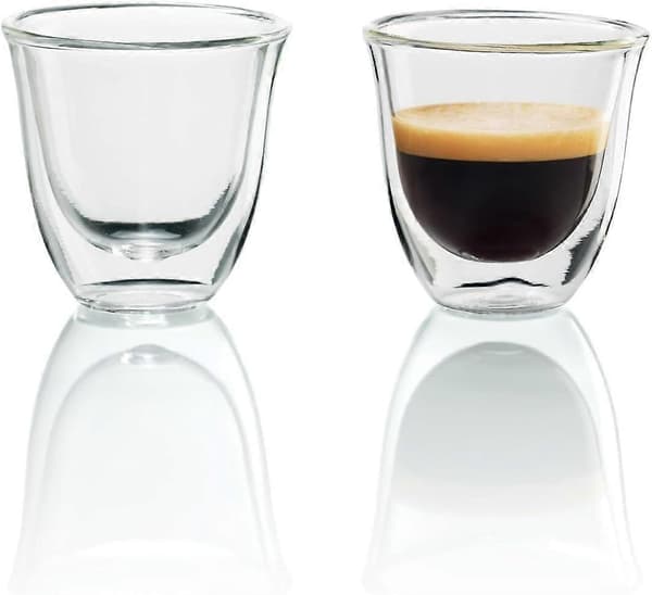 2240ml Dubbelväggig transparent dryckeskopp isolerad vattenkopp kreativ kaffekopp