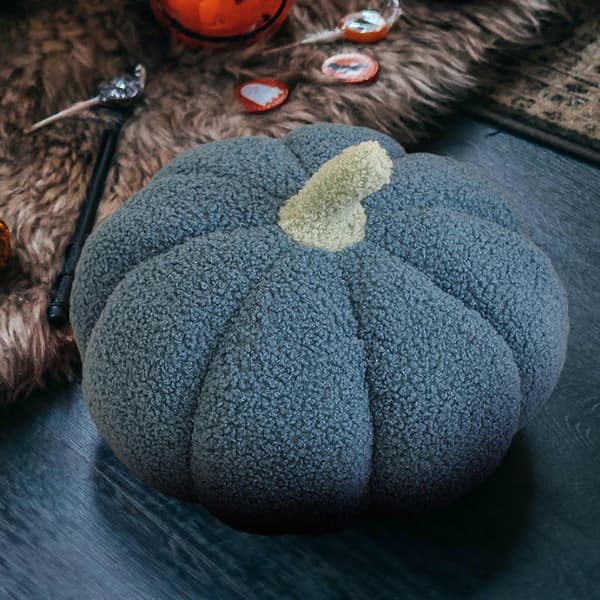 2025 Gresskarpute Halloween Leke Pute Strikket Ullstil Gresskar Stue Sofapute BU