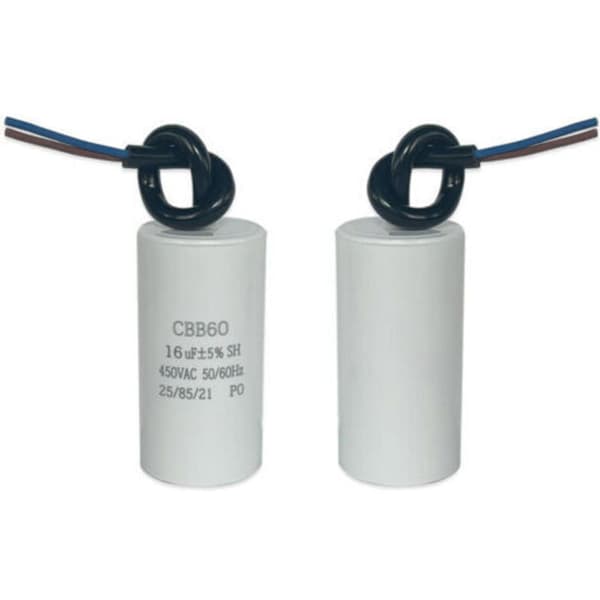 CBB60 16uF 450V 50/60Hz startkondensator til kompressormotor og vandpumpe